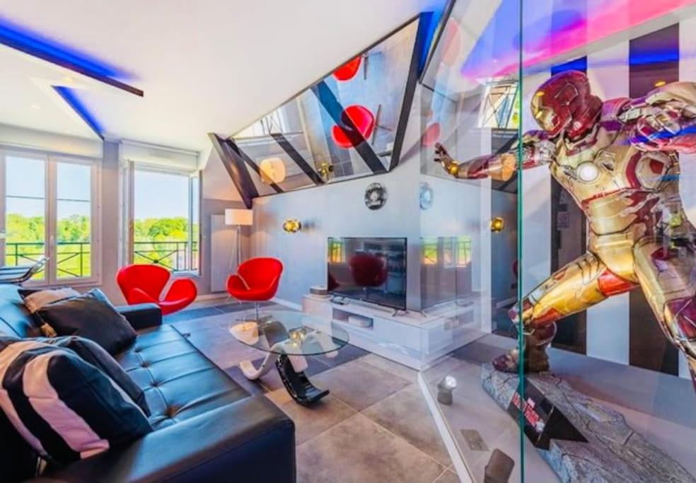 Appartement Disney Avengers, 5 Min Des Parcs Magny-le-Hongre Exterior foto